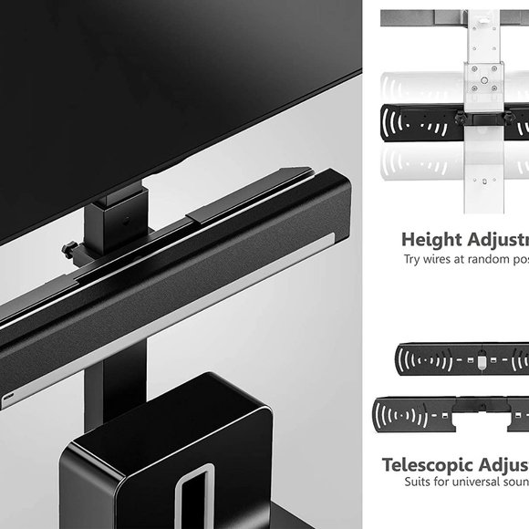 NWT FITUEYES Sound Bar Mount with 2 Installation Design for SONOS Beam TV - Picture 6 of 9
